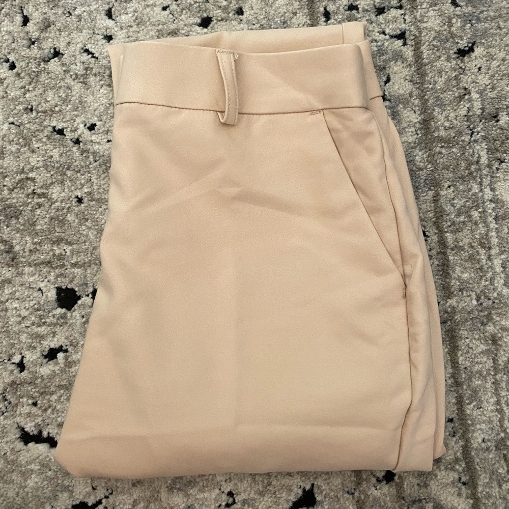 Express Columnist Dress Slacks Pants in Cream/ Tan